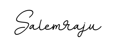 Discover the perfect balance of readability and style for Salemraju with BallpointsItalic-DORy9 font. Create your dream signature today. Salemraju signature style 11 images and pictures png
