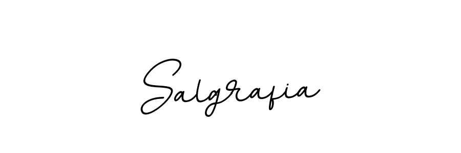 How to make Salgrafia signature? BallpointsItalic-DORy9 is a professional autograph style. Create handwritten signature for Salgrafia name. Salgrafia signature style 11 images and pictures png