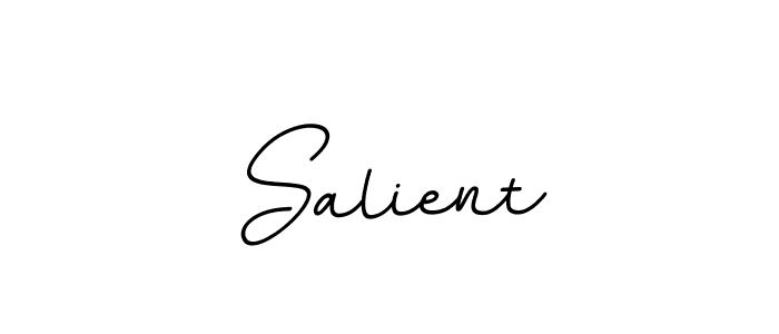 Salient stylish signature style. Best Handwritten Sign (BallpointsItalic-DORy9) for my name. Handwritten Signature Collection Ideas for my name Salient. Salient signature style 11 images and pictures png