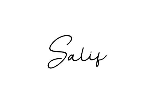 Use a signature maker to create a handwritten signature online. With this signature software, you can design (BallpointsItalic-DORy9) your own signature for name Salif. Salif signature style 11 images and pictures png
