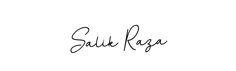 How to make Salik Raza name signature. Use BallpointsItalic-DORy9 style for creating short signs online. This is the latest handwritten sign. Salik Raza signature style 11 images and pictures png