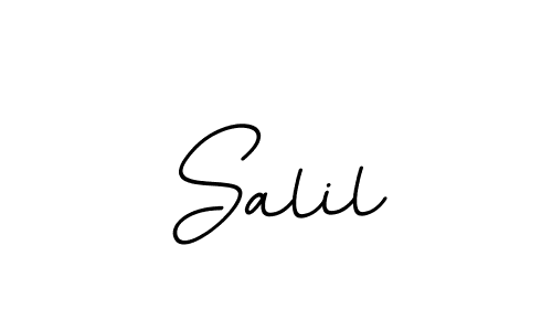 How to make Salil name signature. Use BallpointsItalic-DORy9 style for creating short signs online. This is the latest handwritten sign. Salil signature style 11 images and pictures png