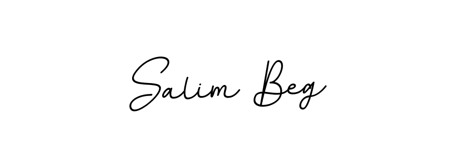 Use a signature maker to create a handwritten signature online. With this signature software, you can design (BallpointsItalic-DORy9) your own signature for name Salim Beg. Salim Beg signature style 11 images and pictures png
