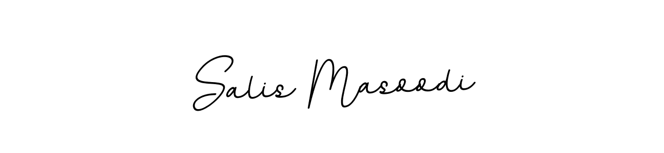 Make a beautiful signature design for name Salis Masoodi. With this signature (BallpointsItalic-DORy9) style, you can create a handwritten signature for free. Salis Masoodi signature style 11 images and pictures png