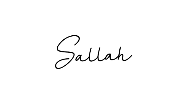 How to make Sallah name signature. Use BallpointsItalic-DORy9 style for creating short signs online. This is the latest handwritten sign. Sallah signature style 11 images and pictures png