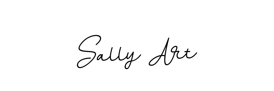 How to make Sally Art name signature. Use BallpointsItalic-DORy9 style for creating short signs online. This is the latest handwritten sign. Sally Art signature style 11 images and pictures png