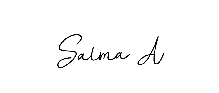 Also You can easily find your signature by using the search form. We will create Salma A name handwritten signature images for you free of cost using BallpointsItalic-DORy9 sign style. Salma A signature style 11 images and pictures png