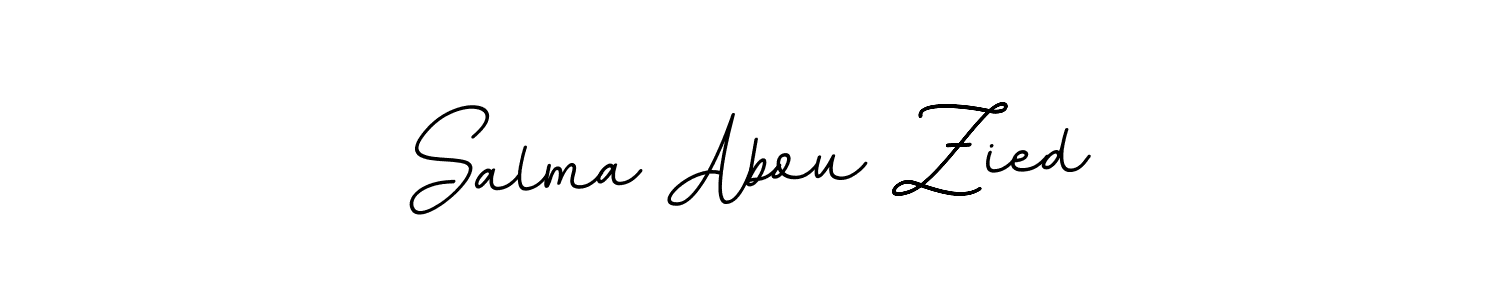 Design your own signature with our free online signature maker. With this signature software, you can create a handwritten (BallpointsItalic-DORy9) signature for name Salma Abou Zied. Salma Abou Zied signature style 11 images and pictures png