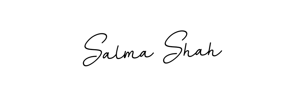 Similarly BallpointsItalic-DORy9 is the best handwritten signature design. Signature creator online .You can use it as an online autograph creator for name Salma Shah. Salma Shah signature style 11 images and pictures png