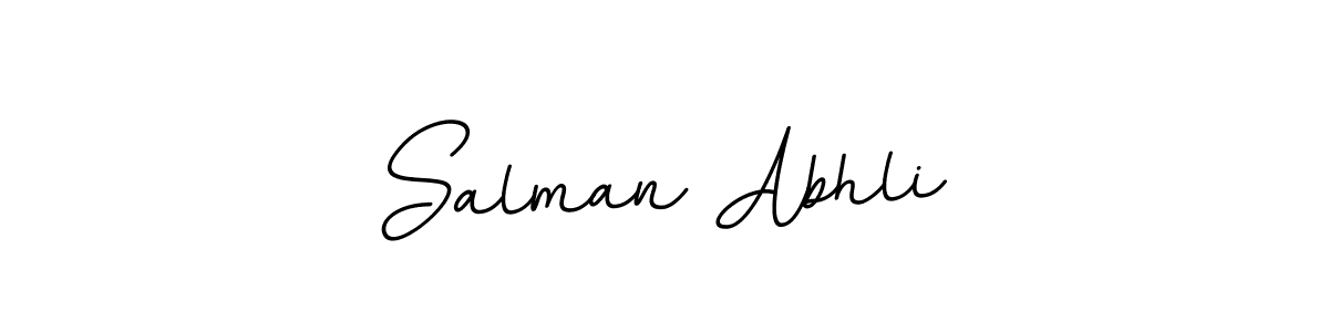 Salman Abhli stylish signature style. Best Handwritten Sign (BallpointsItalic-DORy9) for my name. Handwritten Signature Collection Ideas for my name Salman Abhli. Salman Abhli signature style 11 images and pictures png