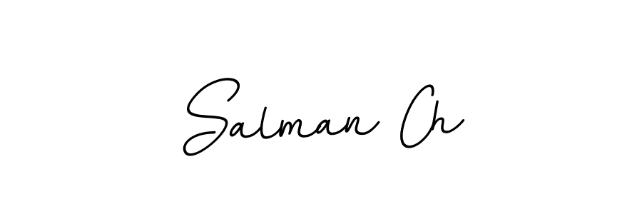 if you are searching for the best signature style for your name Salman Ch. so please give up your signature search. here we have designed multiple signature styles  using BallpointsItalic-DORy9. Salman Ch signature style 11 images and pictures png