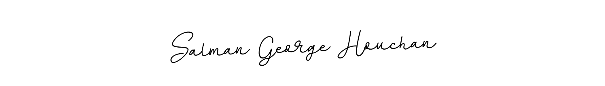 Make a beautiful signature design for name Salman George Houchan. Use this online signature maker to create a handwritten signature for free. Salman George Houchan signature style 11 images and pictures png