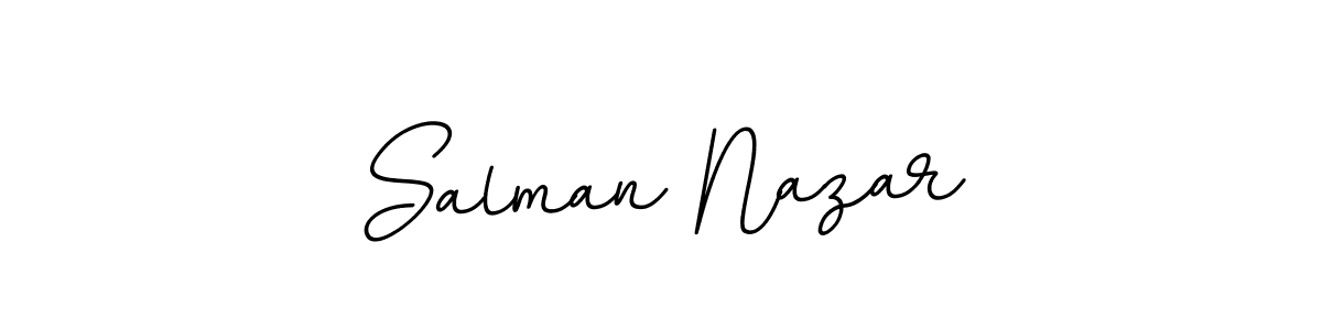 if you are searching for the best signature style for your name Salman Nazar. so please give up your signature search. here we have designed multiple signature styles  using BallpointsItalic-DORy9. Salman Nazar signature style 11 images and pictures png