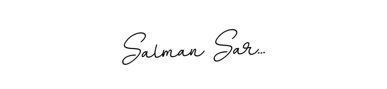Design your own signature with our free online signature maker. With this signature software, you can create a handwritten (BallpointsItalic-DORy9) signature for name Salman Sar.... Salman Sar... signature style 11 images and pictures png