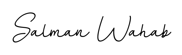 A dynamic signature style for Salman Wahab using BallpointsItalic-DORy9 script. Designed to look authentic, handwritten, and professional. Salman Wahab signature style 11 images and pictures png