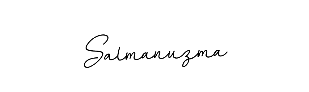 Use a signature maker to create a handwritten signature online. With this signature software, you can design (BallpointsItalic-DORy9) your own signature for name Salmanuzma. Salmanuzma signature style 11 images and pictures png