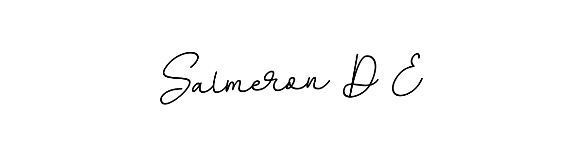 Create a beautiful signature design for name Salmeron D E. With this signature (BallpointsItalic-DORy9) fonts, you can make a handwritten signature for free. Salmeron D E signature style 11 images and pictures png