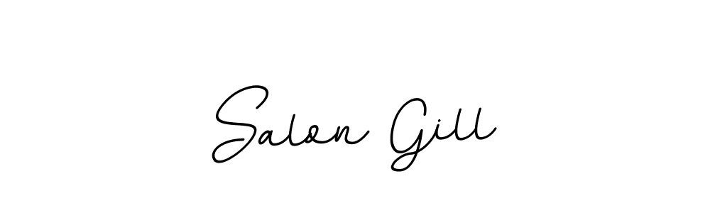 It looks lik you need a new signature style for name Salon Gill. Design unique handwritten (BallpointsItalic-DORy9) signature with our free signature maker in just a few clicks. Salon Gill signature style 11 images and pictures png