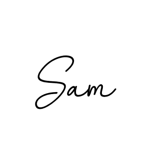 Design your own signature with our free online signature maker. With this signature software, you can create a handwritten (BallpointsItalic-DORy9) signature for name Sam. Sam signature style 11 images and pictures png