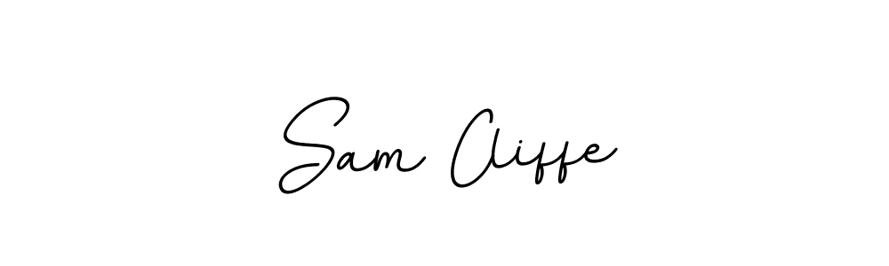 Create a beautiful signature design for name Sam Cliffe. With this signature (BallpointsItalic-DORy9) fonts, you can make a handwritten signature for free. Sam Cliffe signature style 11 images and pictures png