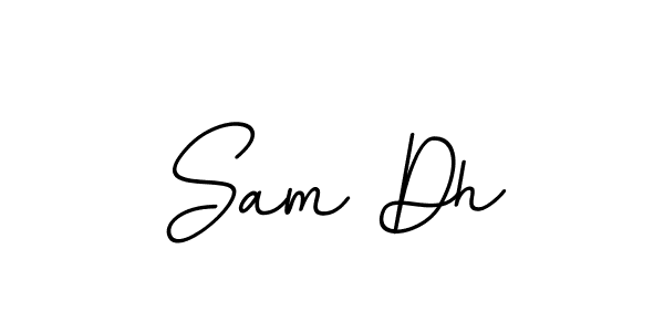 Make a beautiful signature design for name Sam Dh. With this signature (BallpointsItalic-DORy9) style, you can create a handwritten signature for free. Sam Dh signature style 11 images and pictures png