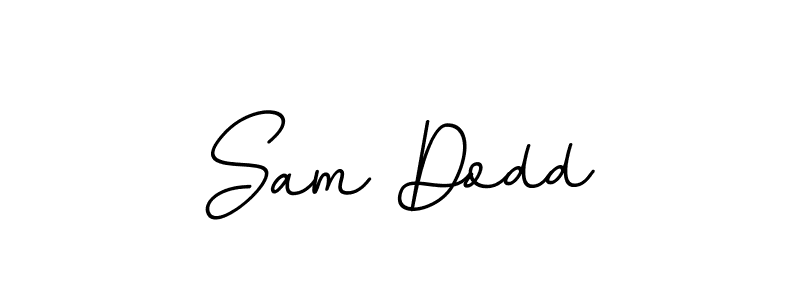 How to make Sam Dodd name signature. Use BallpointsItalic-DORy9 style for creating short signs online. This is the latest handwritten sign. Sam Dodd signature style 11 images and pictures png