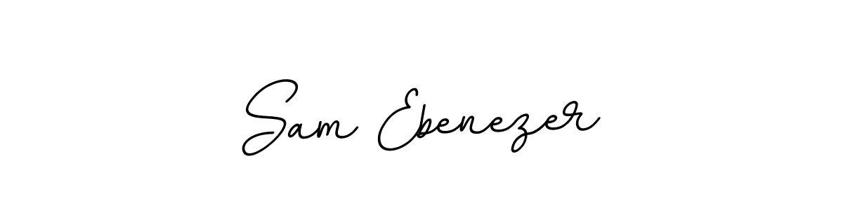 Create a beautiful signature design for name Sam Ebenezer. With this signature (BallpointsItalic-DORy9) fonts, you can make a handwritten signature for free. Sam Ebenezer signature style 11 images and pictures png