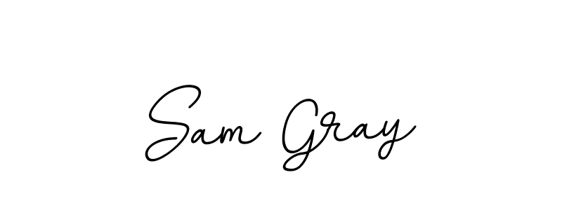 It looks lik you need a new signature style for name Sam Gray. Design unique handwritten (BallpointsItalic-DORy9) signature with our free signature maker in just a few clicks. Sam Gray signature style 11 images and pictures png