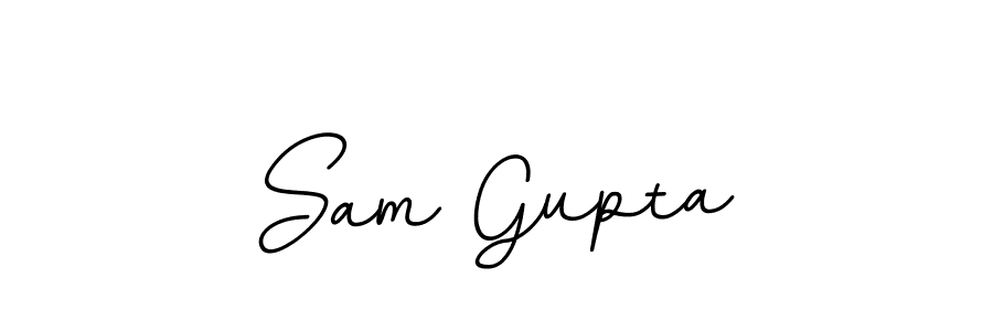 This is the best signature style for the Sam Gupta name. Also you like these signature font (BallpointsItalic-DORy9). Mix name signature. Sam Gupta signature style 11 images and pictures png