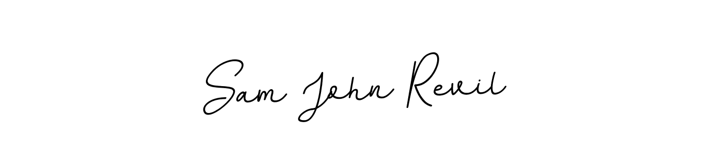 How to make Sam John Revil signature? BallpointsItalic-DORy9 is a professional autograph style. Create handwritten signature for Sam John Revil name. Sam John Revil signature style 11 images and pictures png