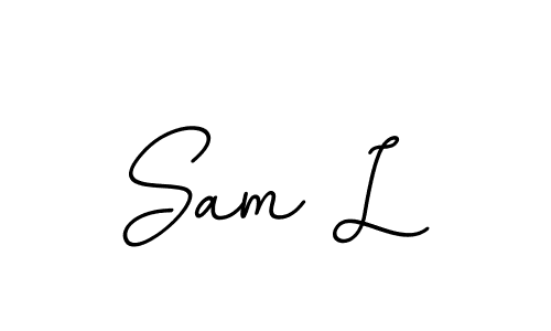 if you are searching for the best signature style for your name Sam L. so please give up your signature search. here we have designed multiple signature styles  using BallpointsItalic-DORy9. Sam L signature style 11 images and pictures png