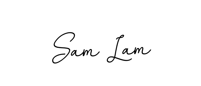if you are searching for the best signature style for your name Sam Lam. so please give up your signature search. here we have designed multiple signature styles  using BallpointsItalic-DORy9. Sam Lam signature style 11 images and pictures png