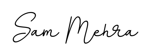 How to make Sam Mehra name signature. Use BallpointsItalic-DORy9 style for creating short signs online. This is the latest handwritten sign. Sam Mehra signature style 11 images and pictures png