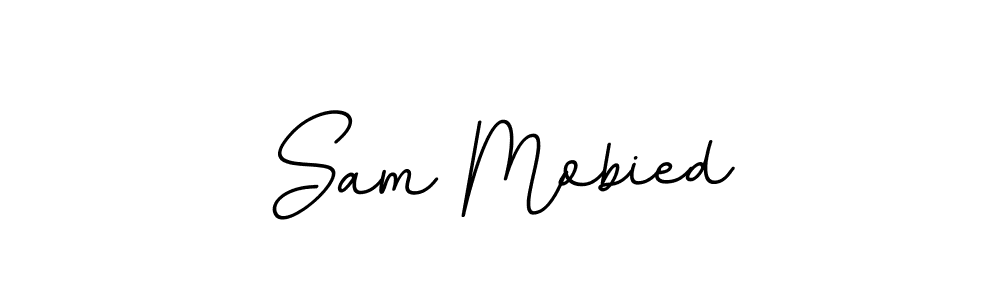 Design your own signature with our free online signature maker. With this signature software, you can create a handwritten (BallpointsItalic-DORy9) signature for name Sam Mobied. Sam Mobied signature style 11 images and pictures png
