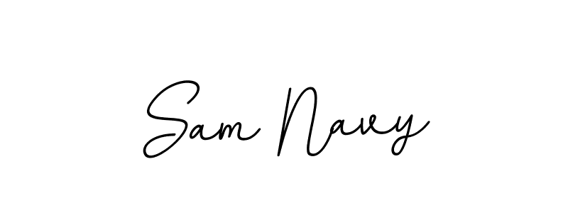 Create a beautiful signature design for name Sam Navy. With this signature (BallpointsItalic-DORy9) fonts, you can make a handwritten signature for free. Sam Navy signature style 11 images and pictures png
