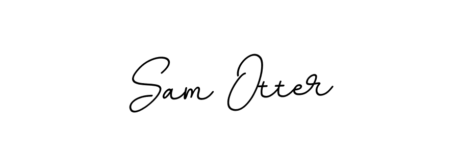 How to make Sam Otter signature? BallpointsItalic-DORy9 is a professional autograph style. Create handwritten signature for Sam Otter name. Sam Otter signature style 11 images and pictures png