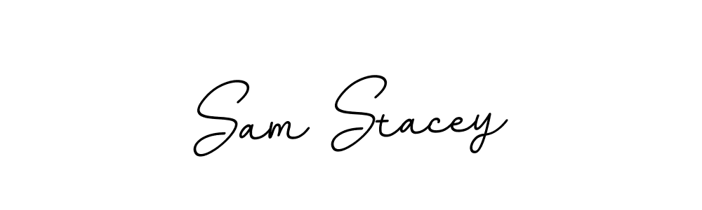 if you are searching for the best signature style for your name Sam Stacey. so please give up your signature search. here we have designed multiple signature styles  using BallpointsItalic-DORy9. Sam Stacey signature style 11 images and pictures png