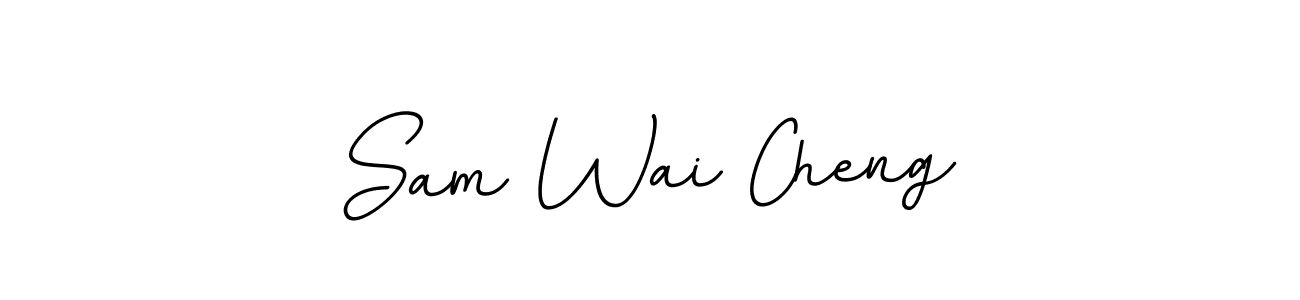 Also You can easily find your signature by using the search form. We will create Sam Wai Cheng name handwritten signature images for you free of cost using BallpointsItalic-DORy9 sign style. Sam Wai Cheng signature style 11 images and pictures png