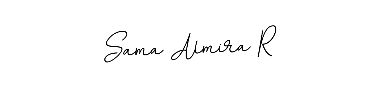 if you are searching for the best signature style for your name Sama Almira R. so please give up your signature search. here we have designed multiple signature styles  using BallpointsItalic-DORy9. Sama Almira R signature style 11 images and pictures png