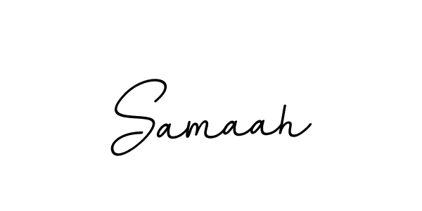 Samaah stylish signature style. Best Handwritten Sign (BallpointsItalic-DORy9) for my name. Handwritten Signature Collection Ideas for my name Samaah. Samaah signature style 11 images and pictures png