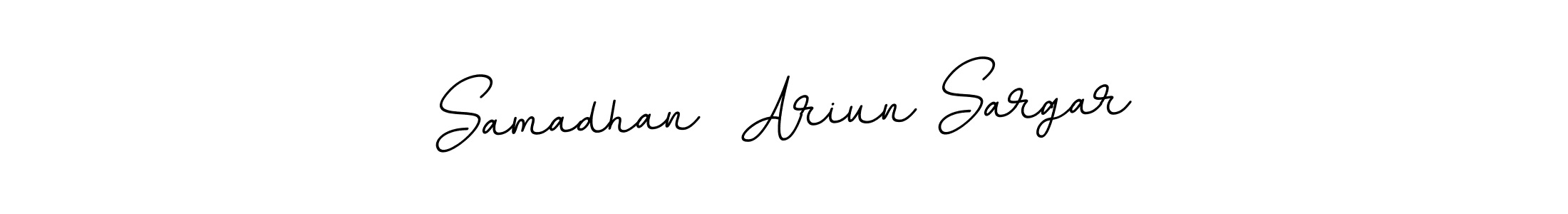 Make a short Samadhan  Ariun Sargar signature style. Manage your documents anywhere anytime using BallpointsItalic-DORy9. Create and add eSignatures, submit forms, share and send files easily. Samadhan  Ariun Sargar signature style 11 images and pictures png