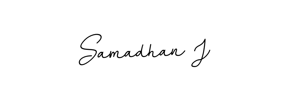 Similarly BallpointsItalic-DORy9 is the best handwritten signature design. Signature creator online .You can use it as an online autograph creator for name Samadhan J. Samadhan J signature style 11 images and pictures png