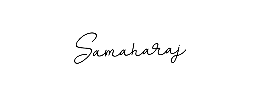 Make a beautiful signature design for name Samaharaj. With this signature (BallpointsItalic-DORy9) style, you can create a handwritten signature for free. Samaharaj signature style 11 images and pictures png