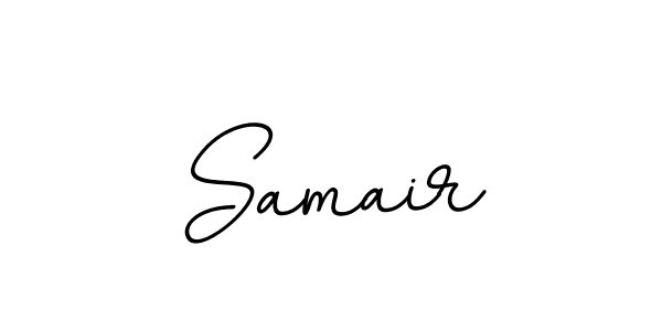 You should practise on your own different ways (BallpointsItalic-DORy9) to write your name (Samair) in signature. don't let someone else do it for you. Samair signature style 11 images and pictures png
