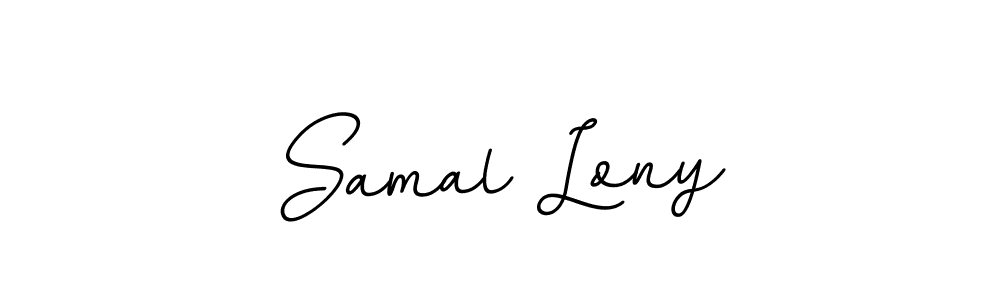 Best and Professional Signature Style for Samal Lony. BallpointsItalic-DORy9 Best Signature Style Collection. Samal Lony signature style 11 images and pictures png
