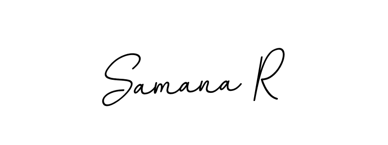 if you are searching for the best signature style for your name Samana R. so please give up your signature search. here we have designed multiple signature styles  using BallpointsItalic-DORy9. Samana R signature style 11 images and pictures png