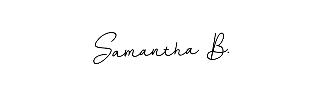 BallpointsItalic-DORy9 is a professional signature style that is perfect for those who want to add a touch of class to their signature. It is also a great choice for those who want to make their signature more unique. Get Samantha B. name to fancy signature for free. Samantha B. signature style 11 images and pictures png