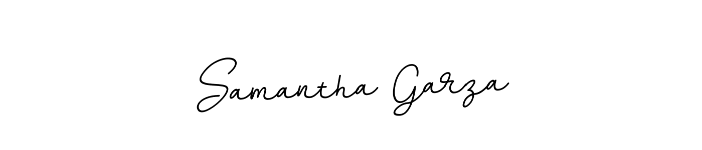 Design your own signature with our free online signature maker. With this signature software, you can create a handwritten (BallpointsItalic-DORy9) signature for name Samantha Garza. Samantha Garza signature style 11 images and pictures png