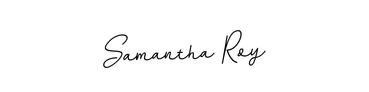 The best way (BallpointsItalic-DORy9) to make a short signature is to pick only two or three words in your name. The name Samantha Roy include a total of six letters. For converting this name. Samantha Roy signature style 11 images and pictures png