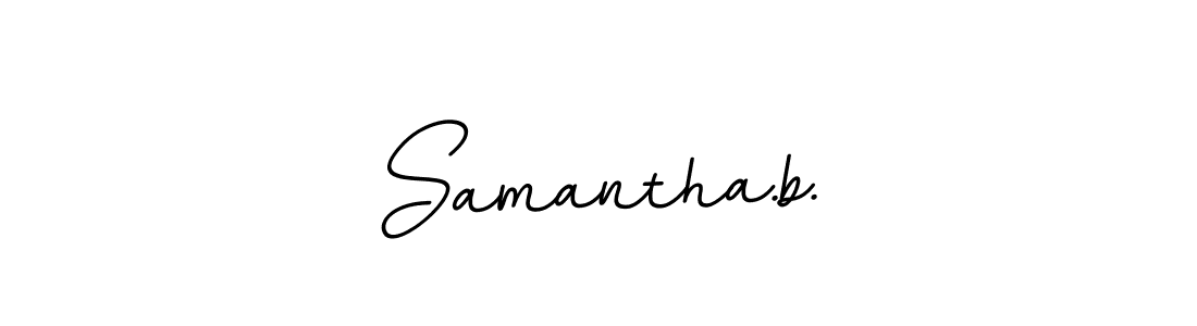 You can use this online signature creator to create a handwritten signature for the name Samantha.b.. This is the best online autograph maker. Samantha.b. signature style 11 images and pictures png